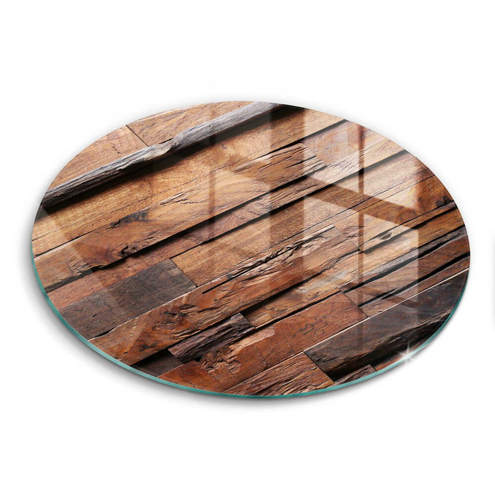 Üveg vágódeszka fényképpel kerek Dekoratív fa deszkák