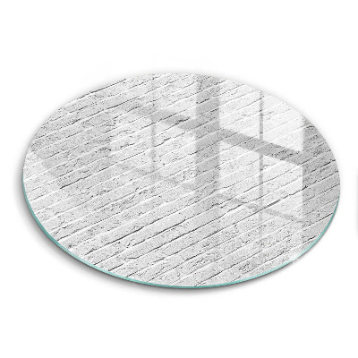 Üveg vágódeszka kerek Téglafal