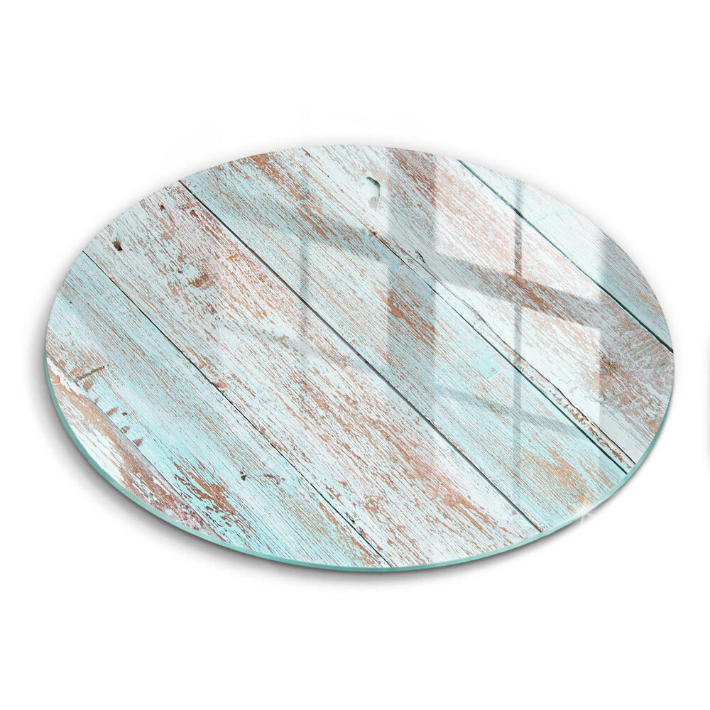 Üveg vágódeszka kerek Régi vintage deszkák