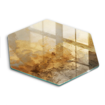 Üveg vágódeszka hatszögletű Gazdag textúra