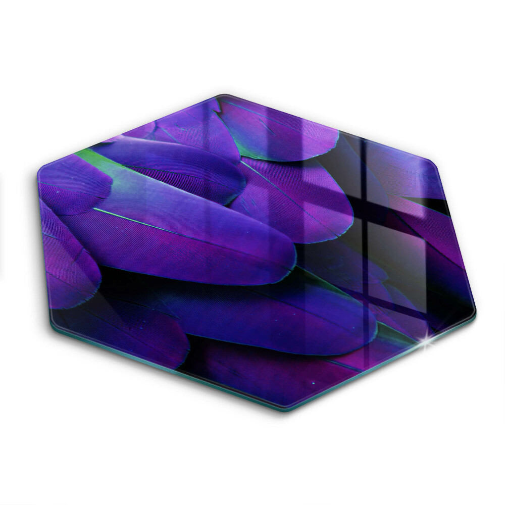 Üveg vágódeszka fényképpel hatszögletű Neon tollak