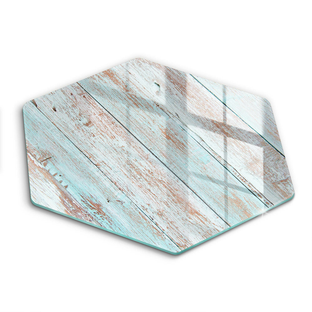 Üveg vágódeszka hatszögletű Régi vintage deszkák