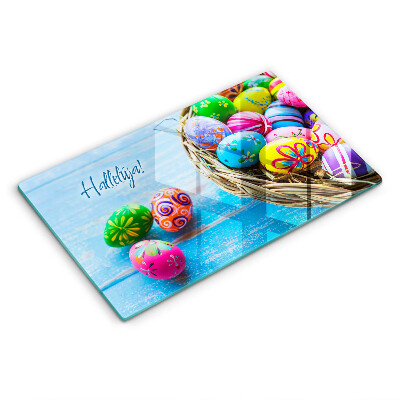 Üveg vágódeszka Húsvéti Alleluja!