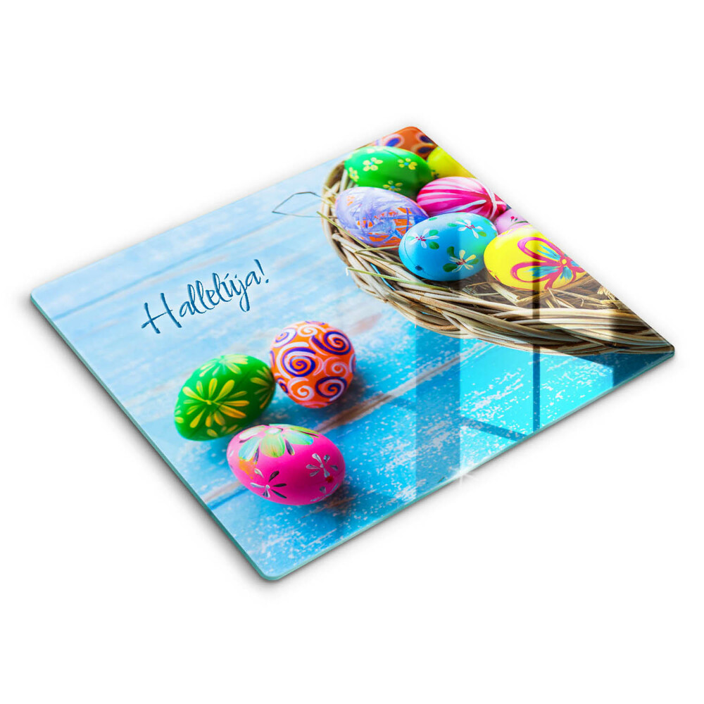 Üveg vágódeszka Húsvéti Alleluja!