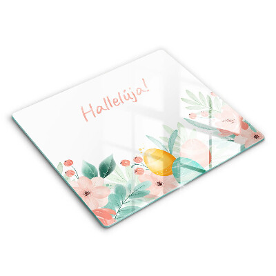 Üveg vágódeszka Motívum: Ünnepi Alleluja!