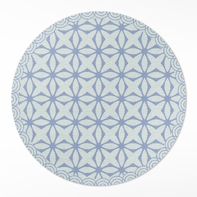 Kerek pvc szőnyeg Szabályos dekoratív minta