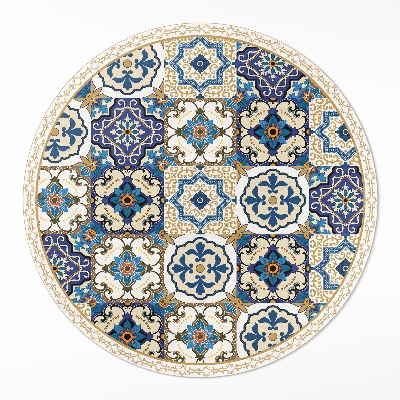 Kerek műanyag szőnyeg Dekoratív padlólapok