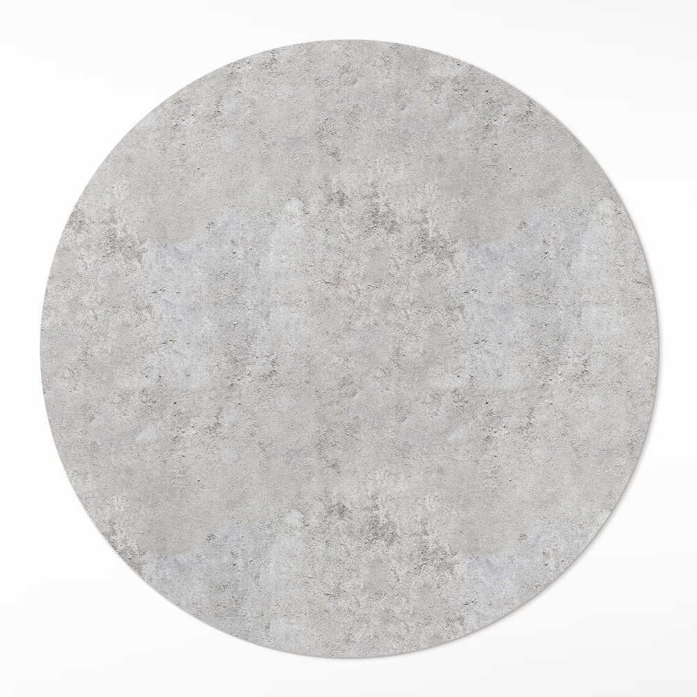 Kerek pvc szőnyeg Nyers kő ipari beton