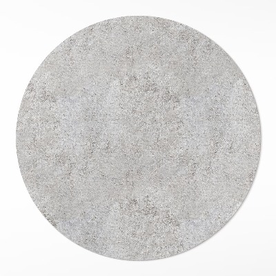 Kerek pvc szőnyeg Nyers kő ipari beton