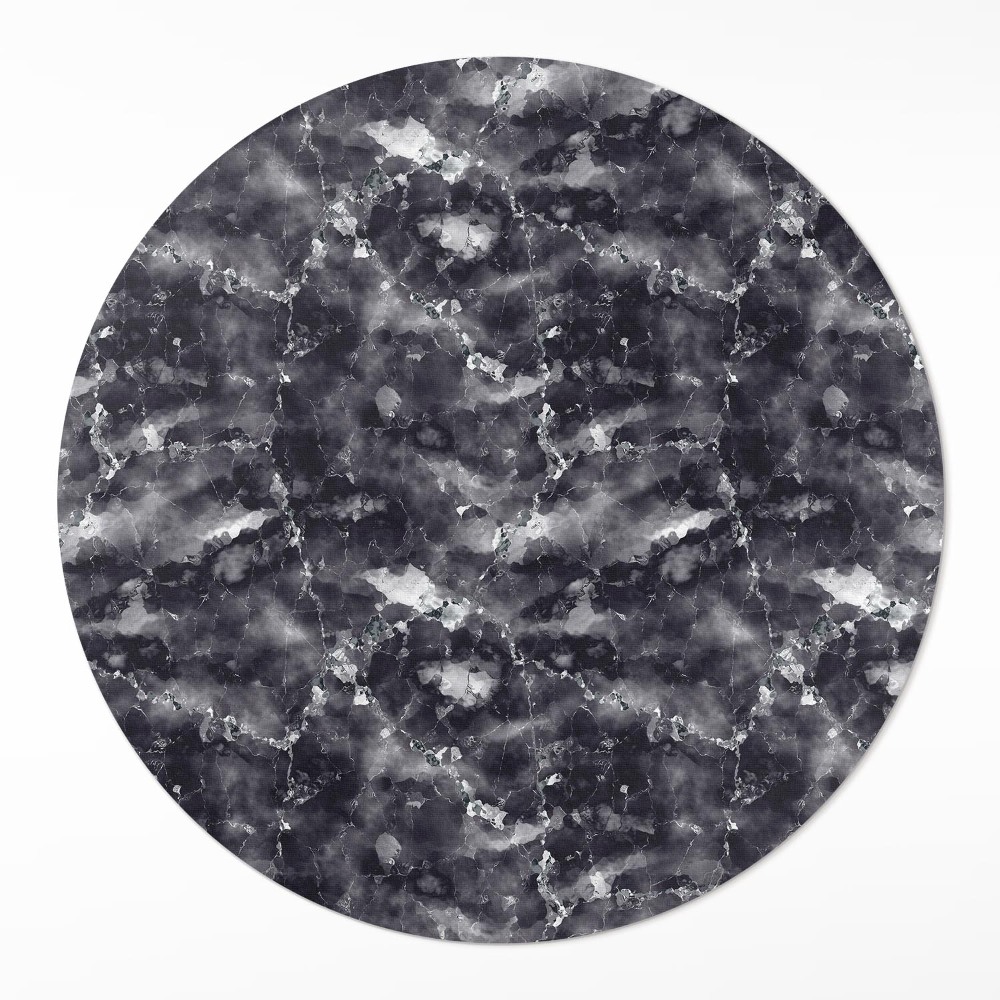 Kerek pvc szőnyeg Dekoratív kőmárvány