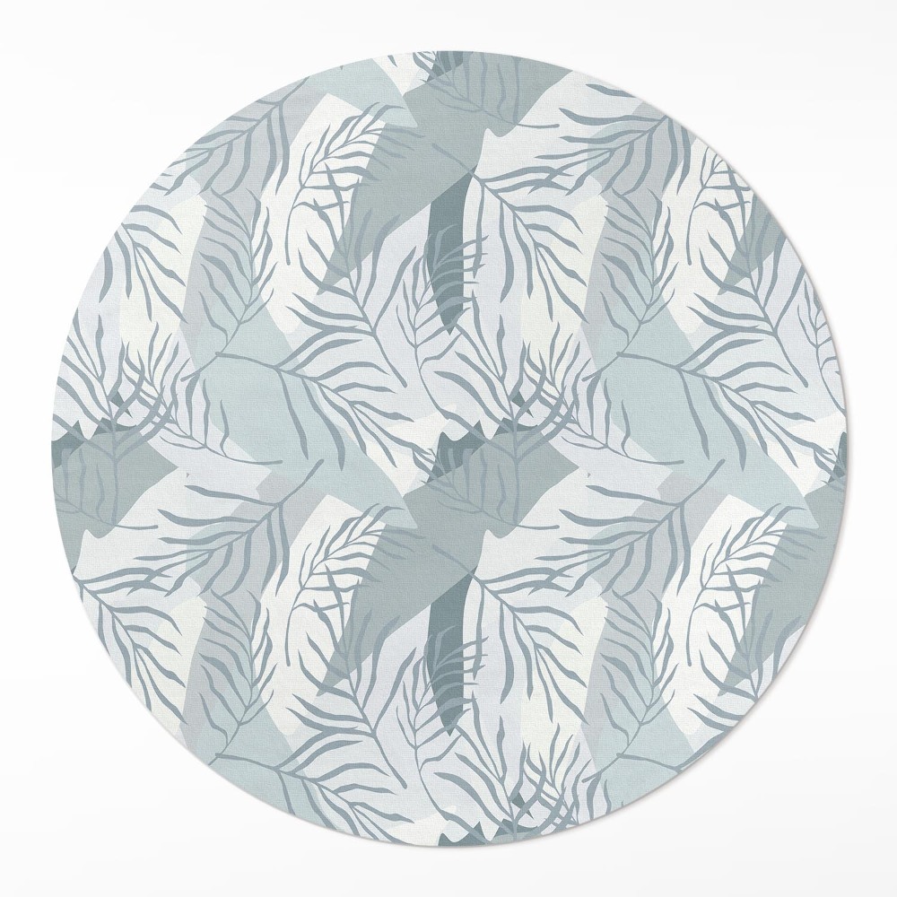 Kerek pvc szőnyeg Finom gallyak világos háttéren