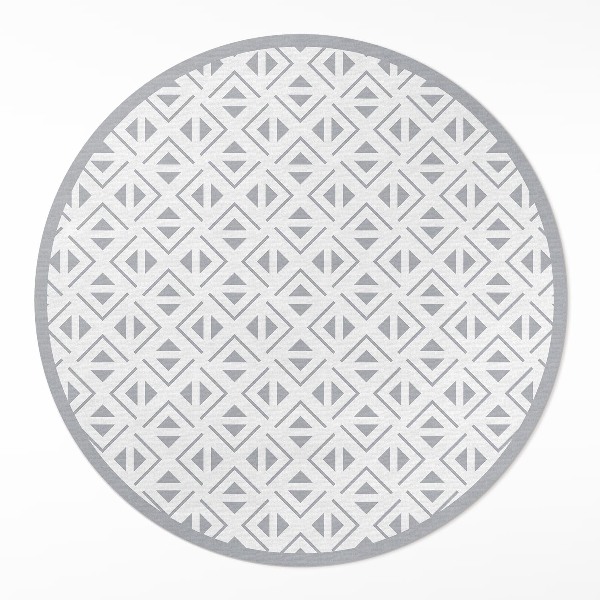 Kerek pvc szőnyeg Geometrikus minimalista minta