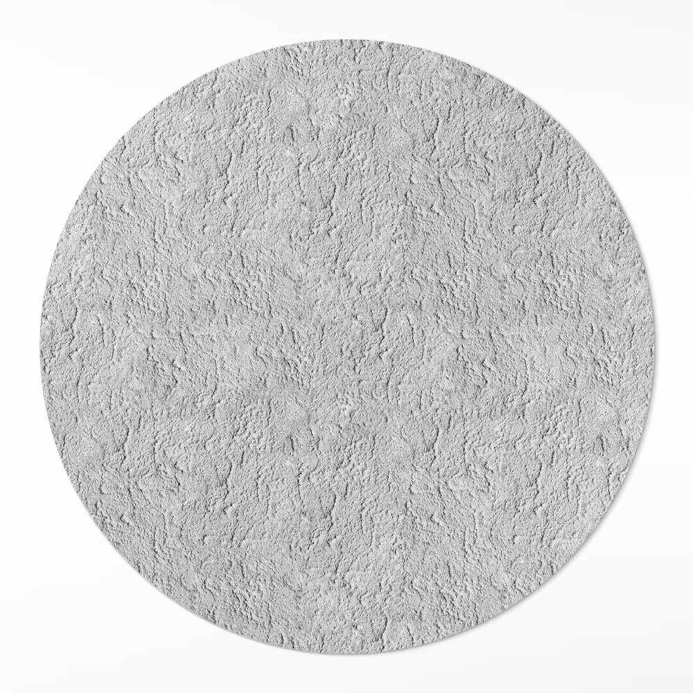 Kerek pvc szőnyeg Durva textúrájú divatos kő