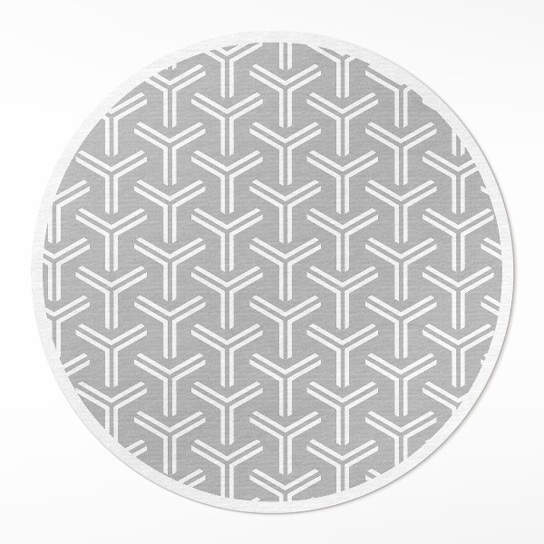 Kerek pvc szőnyeg Szabályos dekoratív minta