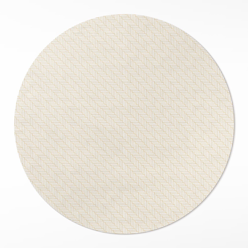 Kerek vinil szőnyeg Finom parketta minimalista halszálkás