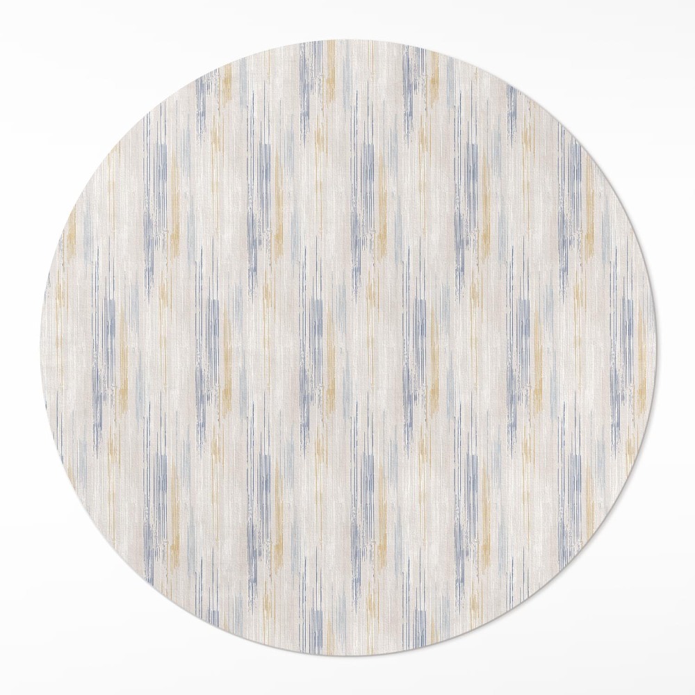 Kerek műanyag szőnyeg Absztrakt finom festett vonalak