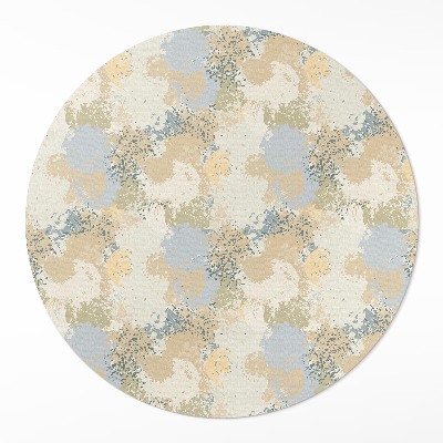 Kerek pvc szőnyeg Absztrakt finom festett foltok