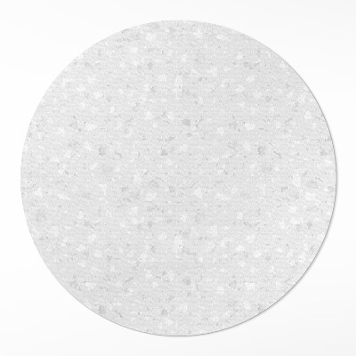 Kerek pvc szőnyeg Fényes kő dekoratív finom kőedény