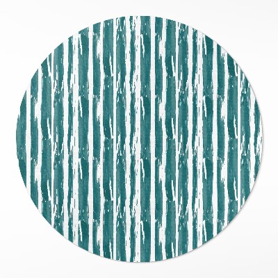 Kerek pvc szőnyeg Absztrakt minta festett vonalakkal