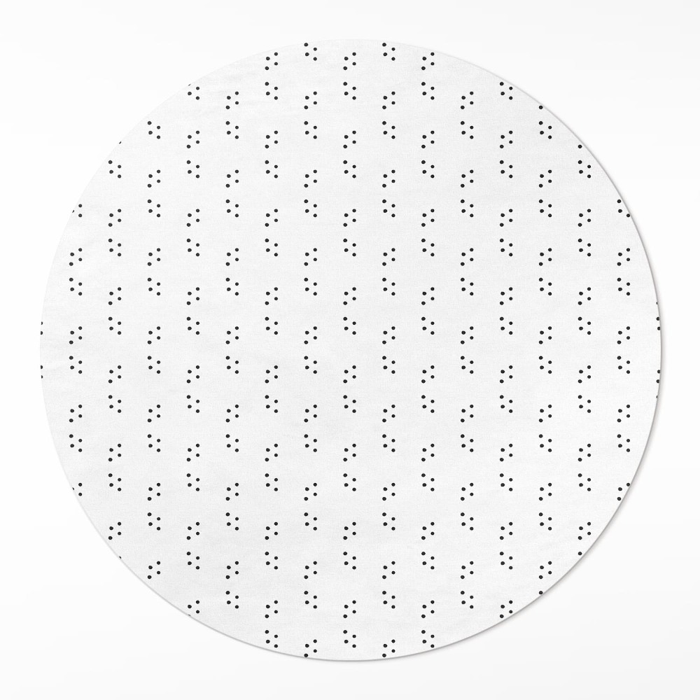 Kerek pvc szőnyeg Modern divatos minimalista minta