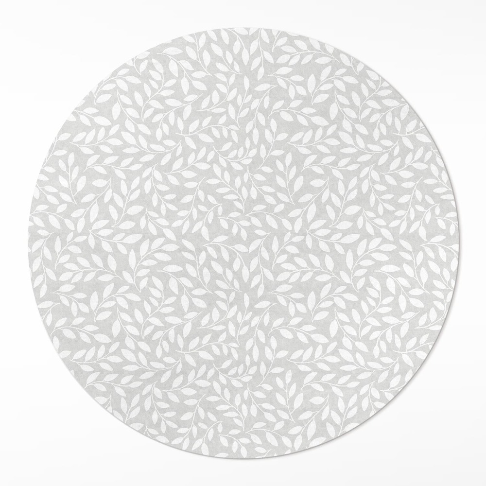 Kerek vinil szőnyeg Finom ágak boho stílusban finom