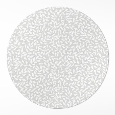 Kerek vinil szőnyeg Finom ágak boho stílusban finom