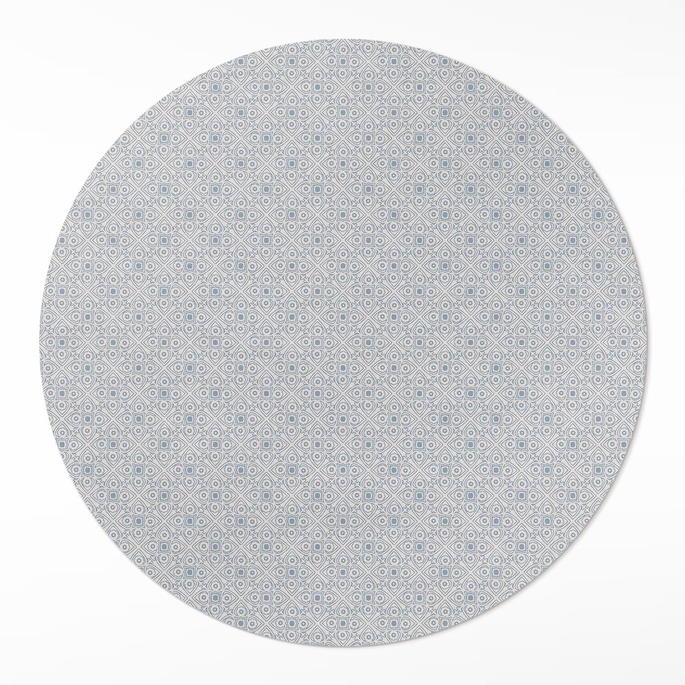 Kerek pvc szőnyeg Finom mozaik díszítő részletek