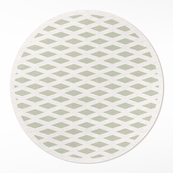 Kerek műanyag szőnyeg Minimalista geometriai minta