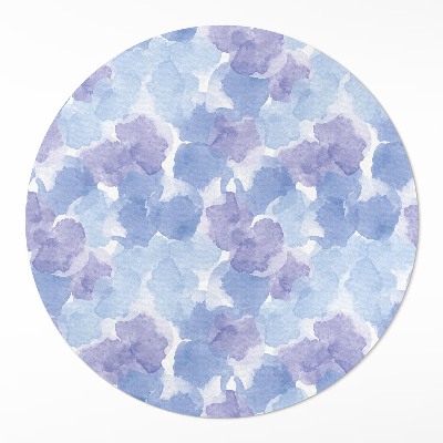 Kerek pvc szőnyeg Akvarell foltok absztrakt