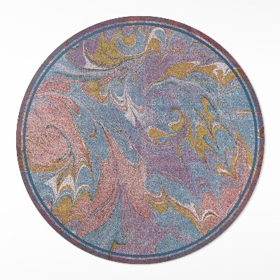 Kerek műanyag szőnyeg Absztrakt kompozíció