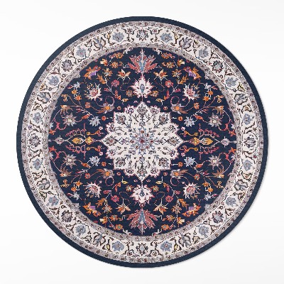 Kerek pvc szőnyeg Vintage dekoratív minta