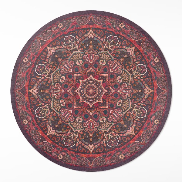 Kerek pvc szőnyeg Dekoracyjna mandala w perskim stylu