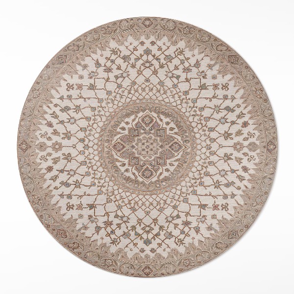 Kerek vinil szőnyeg Ornament w starym stylu mandala vintage