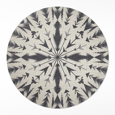 Kerek pvc szőnyeg Azteckie strzałki