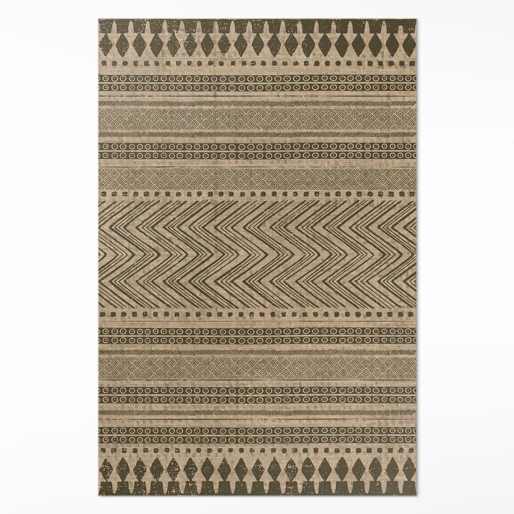 Pvc szőnyeg Cikcakkok és vonalak textil utánzat