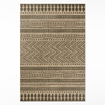 Pvc szőnyeg Cikcakkok és vonalak textil utánzat