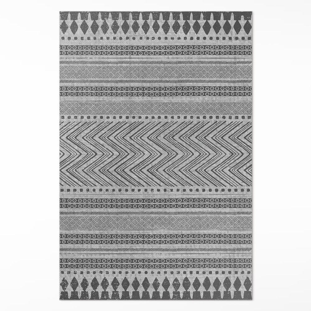 Pvc futószőnyeg Csíkok és cikkcakkok textilutánzat