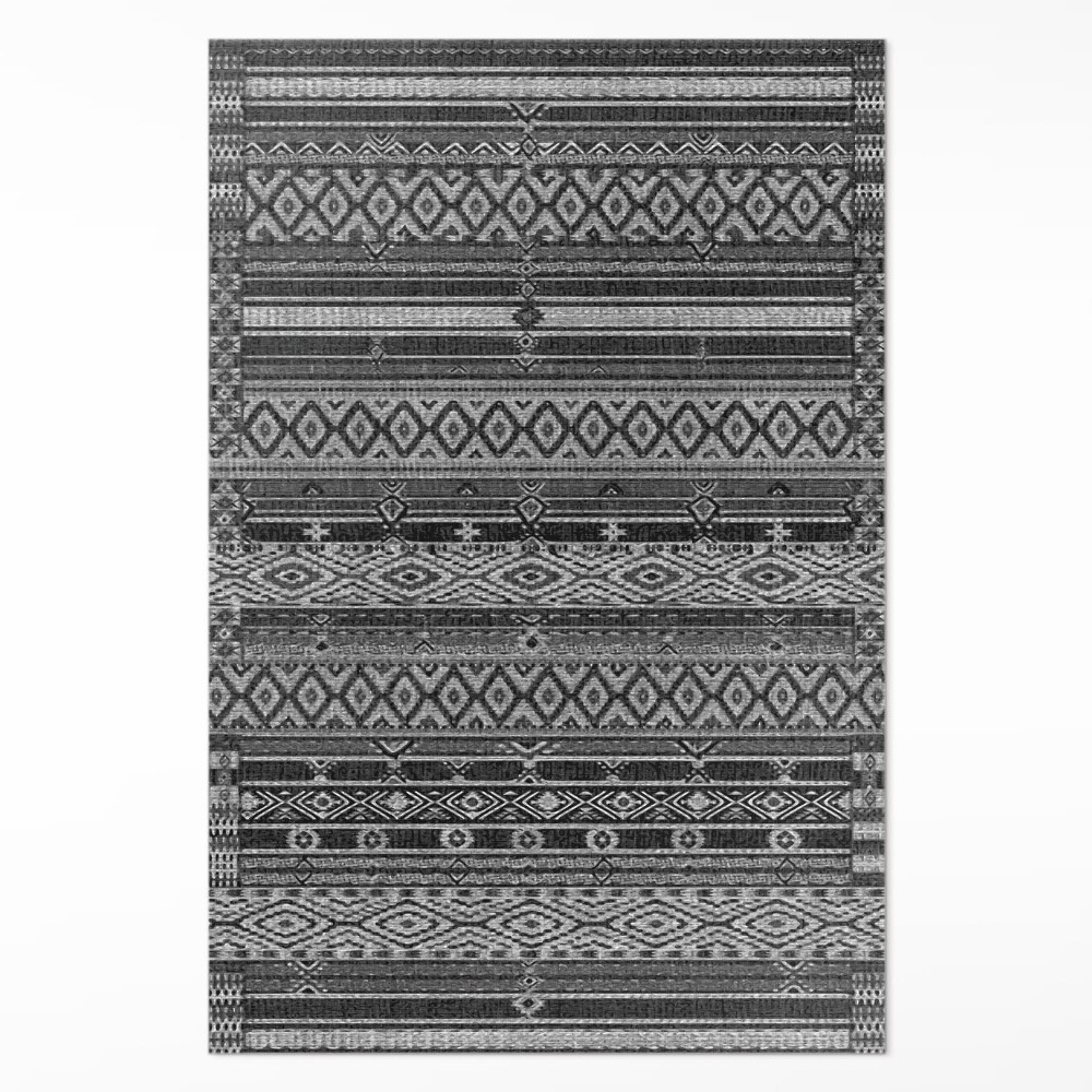 Mosható futószőnyeg Kis rombuszok textilutánzat