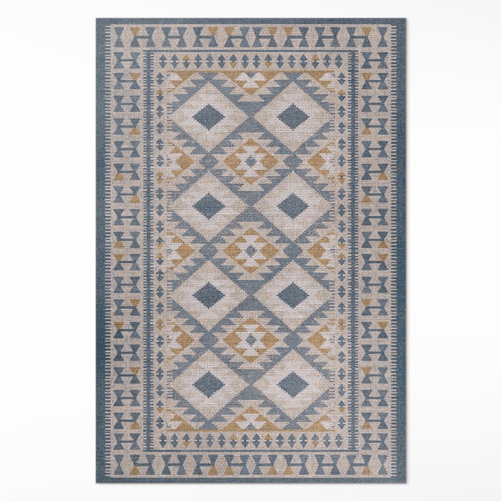 Mosható futószőnyeg Retro design dekoratív textil utánzat