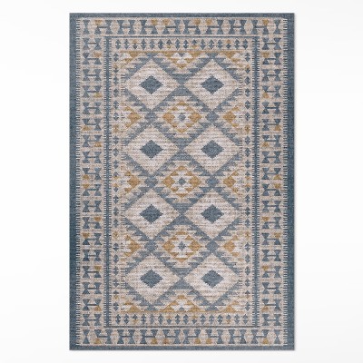 Mosható futószőnyeg Retro design dekoratív textil utánzat