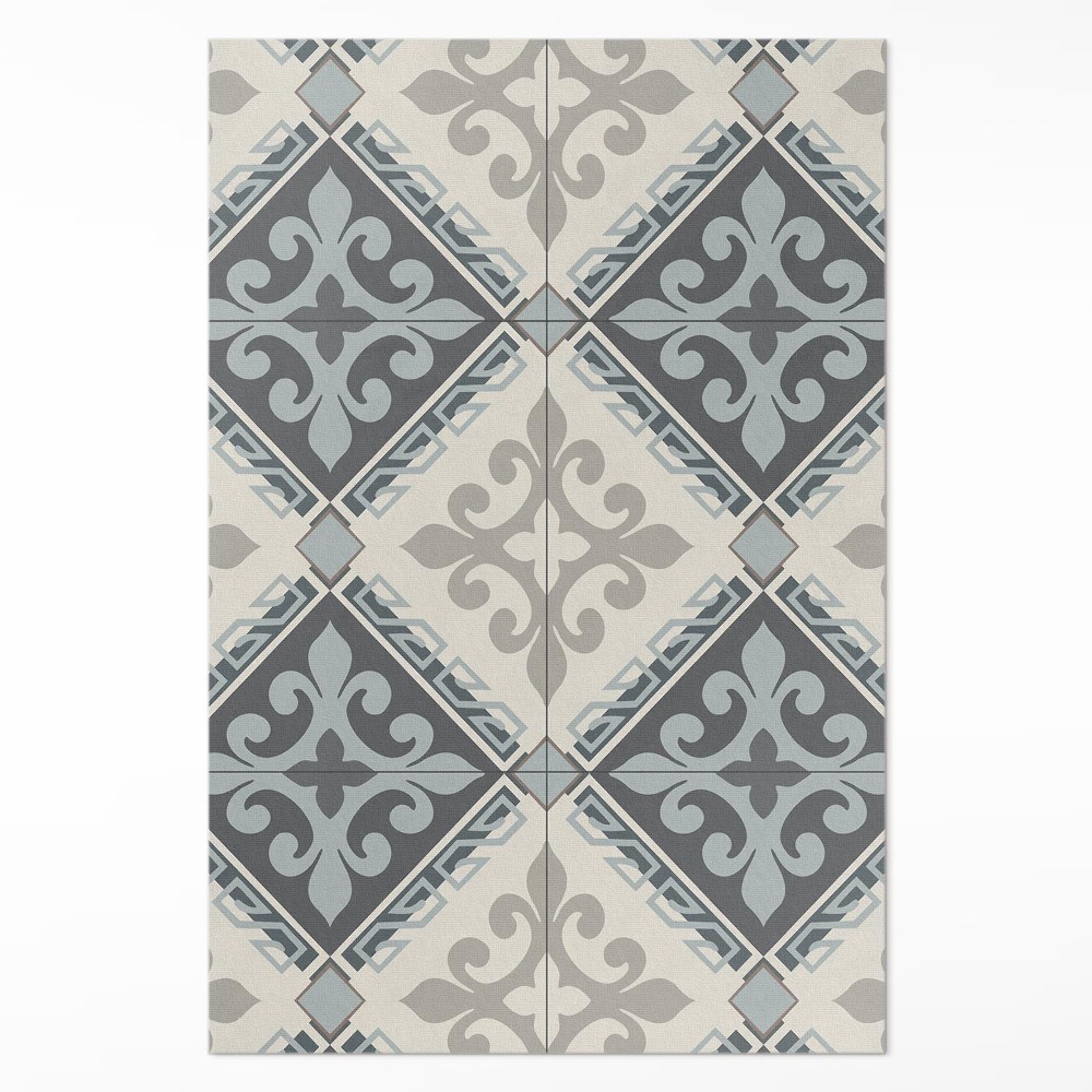 Műanyag szőnyeg Geometrikus dísz mozaik vintage mozaik