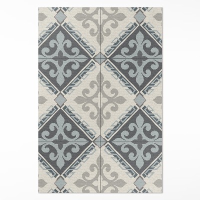 Műanyag szőnyeg Geometrikus dísz mozaik vintage mozaik