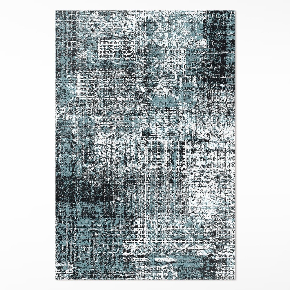 Mosható futószőnyeg Retro fűrészelt szövetminta