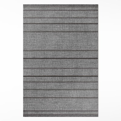 Műanyag szőnyeg Szürke csíkok boho vintage stílusban