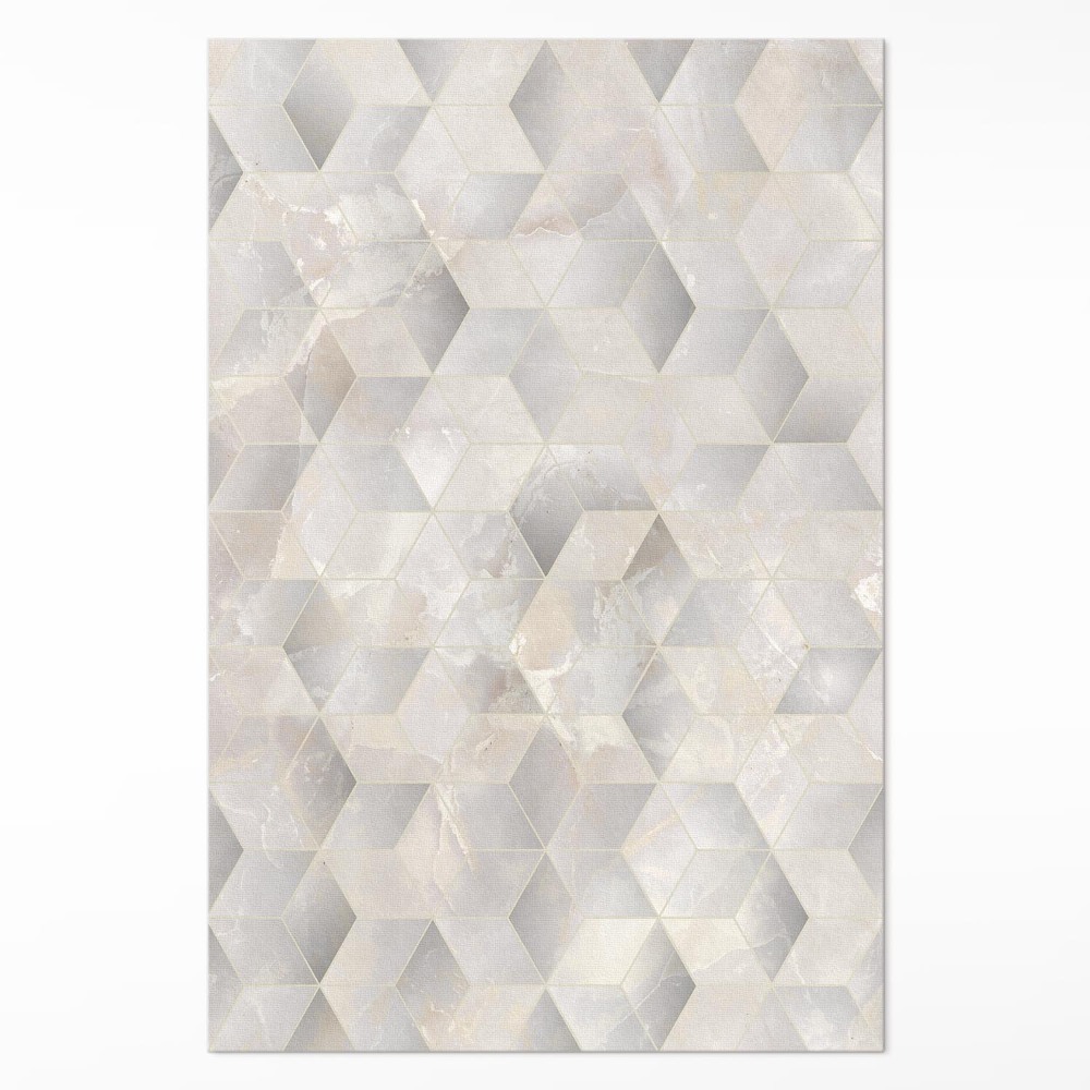 Pvc futószőnyeg Kockák 3D modern geometriai minta