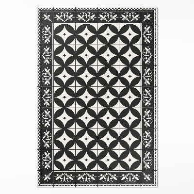 Mosható futószőnyeg Spanyol mozaik csempézett körök