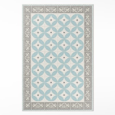 Műanyag szőnyeg Csempe és körök pasztell divatos mozaik