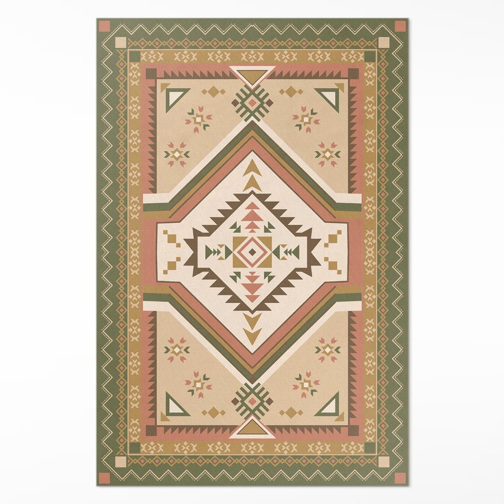 Pvc szőnyeg Spanyol geometrikus díszítőminta