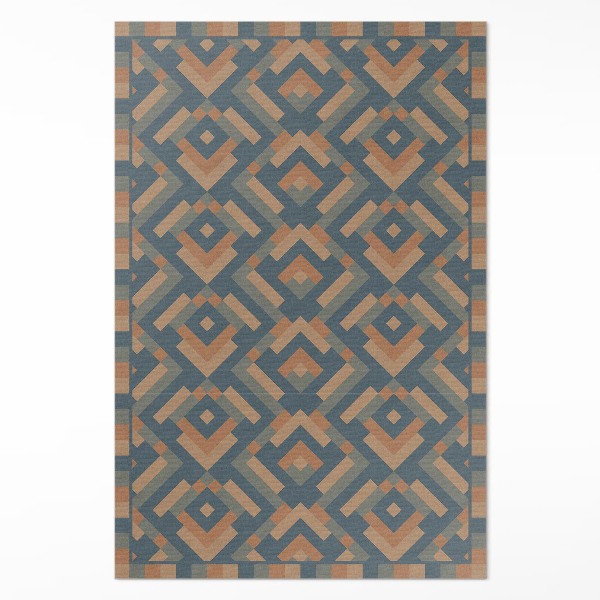 Mosható futószőnyeg Azték geometriai vintage boho minta