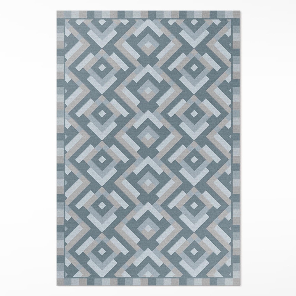 Műanyag szőnyeg Azték geometria vintage boho minta